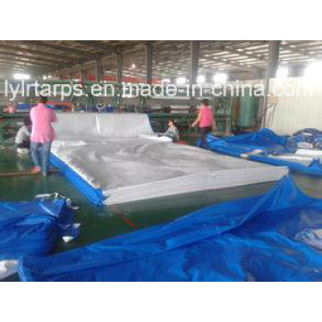 Blue/White, African Stardard Size 4meter by 5 Meter PE Tarpaulin Sheet/PE Tarp/Poly Tarp